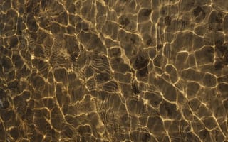 Картинка вода, рябь, коричневый, светотень