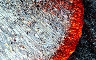 Картинка lava, Hawaii, Kilauea, Гавайи, Big Island, вулкан, лава, извержение, Hawaii Volcanoes National Park