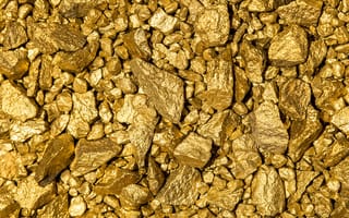 Картинка камни, текстура, золото, золотая