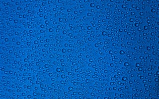 Картинка капли воды, синий