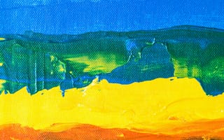 Картинка Абстрактная живопись, абстрактный, Абстрактный экспрессионизм, акриловая краска, беспорядочный, дизайн, живопись, Искусство, красочный, креативность, креативный, радуга, текстура, холст, художественный, экспрессионизм