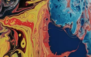 Картинка абстрактный, беспорядок, водоворот, всплеск, голубой, движение, декорация, дизайн, желтый, иллюстрация, Искусство, капать, красивый, краска, красный, красочный, легкий, многоцветный, намазка, насыщать, оттенок, пигмент, плескаться, поверхность, прилить, пятно, разнообразный, разные, ремесло, случайный, смесь, смешивать, современный, спектр, стиль, течь, хаотичный, холст, эффект, яркий