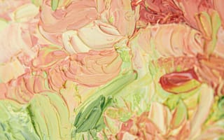 Картинка абстрактный, живопись цветов, картина маслом, креативность, крупный план, текстура