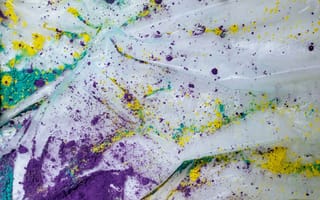 Картинка абстрактный, беспорядочный, веселье, желтый, зеленый, Искусство, красочный, креативность, крупный план, пластик, порошок, пятно, развлечения, фиолетовый, художественный, цвет, цвета, цветной порошок, яркие цвета, яркий