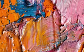 Картинка абстрактный, красочный, яркий, текстура, краска, искусство, акриловая заливка, жидкая живопись, креативность, завитки, шаблон, ИИ искусство