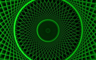 Картинка абстрактные, абстракция, фигура, линия, линии, зеленый