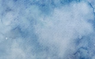 Картинка акварель, синий, фоновое, обои, текстура, арт, небо