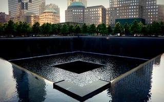 Картинка сша, нью-йорк, мемориал, теракт, 11 сентября