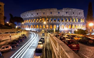 Картинка италия, памятник архитектуры, амфитеатр, лацио, колизей, сан-паоло, рим