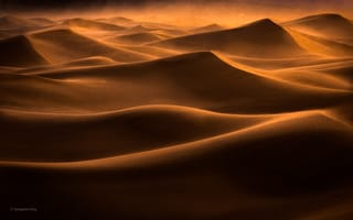 Картинка песок, ветер, пустыня, пески, дюны, барханы