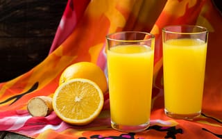 Картинка апельсины, цитрусы, сок
