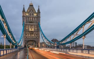 Картинка лондон, англия, город, тауэрский мост