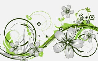 Картинка цветок, цветы, растение, растения, цветочный, вектор, векторный, простой