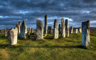 Картинка камни, мегалит, калланиш, остров льюис, шотландия