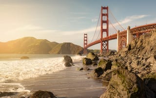Картинка мост, сан-франциско, калифорния, золотые ворота