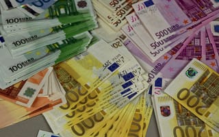 Картинка деньги, евро, купюры, валюта