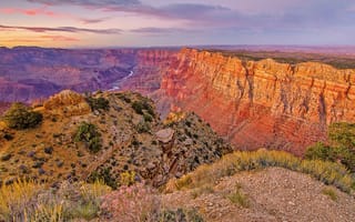 Картинка скалы, сша, колорадо, каньон, пейзаж, штат аризона, grand canyon