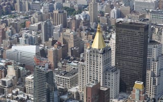 Картинка город, небоскрёб, сша, манхэттен, нью-йорк, архитектура, здания