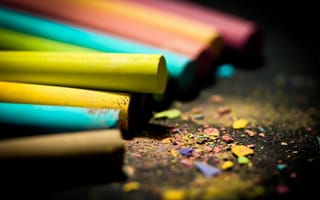 Картинка цвета, рисование, разноцветные, яркие, мелки, цветные, изобразительное искусство, макро, творчество