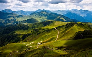 Картинка гора, kitzbuhel mountain, австрия