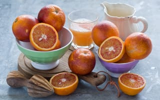 Картинка фрукты, красные, сок, натюрморт, апельсины, цитрусы