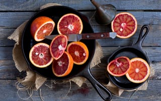 Картинка фрукты, апельсины, anna verdina, красные, bloody oranges, цитрусы