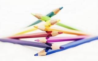 Картинка карандаши, цветные, канцпринадлежности