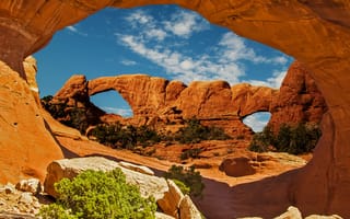 Картинка скалы, пейзаж, арки, национальный парк арки