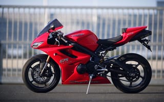 Картинка Triumph, Мотоцикл, daytona, Red, 675