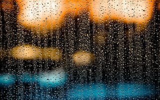 Картинка капли, стекло, дождь