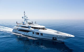Обои яхта, luxury motor yacht, Ocean Paradise