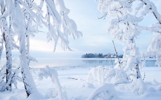 Картинка озеро какиса, Канада, северо-западные территории