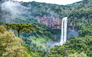 Картинка waterfall, rainforest