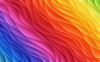 Картинка Abstract, абстракция, Colored, колор, rainbow, wavy