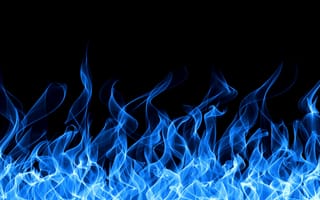 Картинка fire, flame, blue