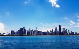 Картинка небоскребы, мичиган, chicago, иллиноис, чикаго