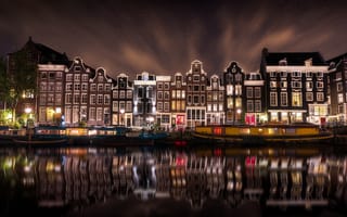 Картинка ночь, нидерланды