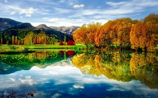 Картинка colors, autumn, reflection