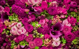 Картинка beautiful, romantic, roses, pink, Purple, бутоны, цветы, flowers, розы, розовые
