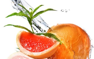 Картинка Грейпфрут, вода, фрукт
