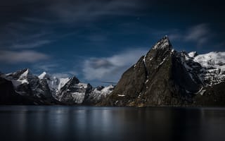 Картинка Норвегия, Лофотенские острова, скалы, архипелаг