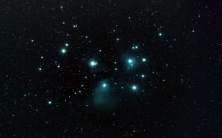 Картинка Семь сестер, m45, Плеяды, звёздное скопление