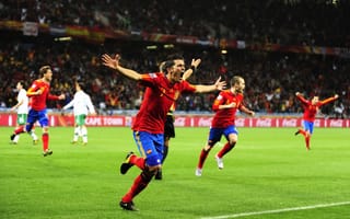 Обои La copa del mundo, david villa, espana, el equipo, la furia roja, los campeones, barcelona