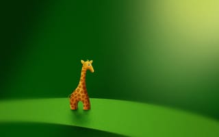 Картинка Зеленый, vladstudio, игрушка, жираф