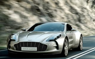 Картинка Aston, отражение, martin, дорога, движение