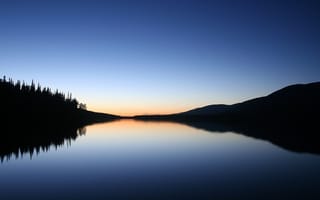 Картинка озеро, отражение, тень, Минимализм