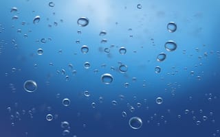 Картинка капля, Минимализм, underwater, фоновые, пузыри, океан, капли, под водой, вода, море