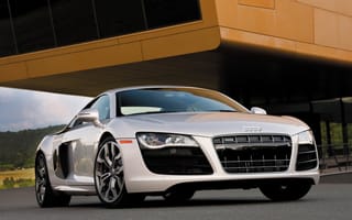 Картинка белая, Audi r8