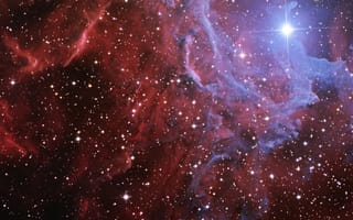 Картинка туманность, пламенеющей звезды, Ic 405, flamming nebula, пламя