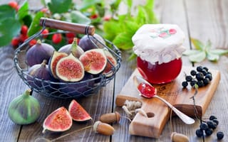 Картинка fig, джем, fruit, фига, фрукты, sweet, marmalade, сладкий, jam